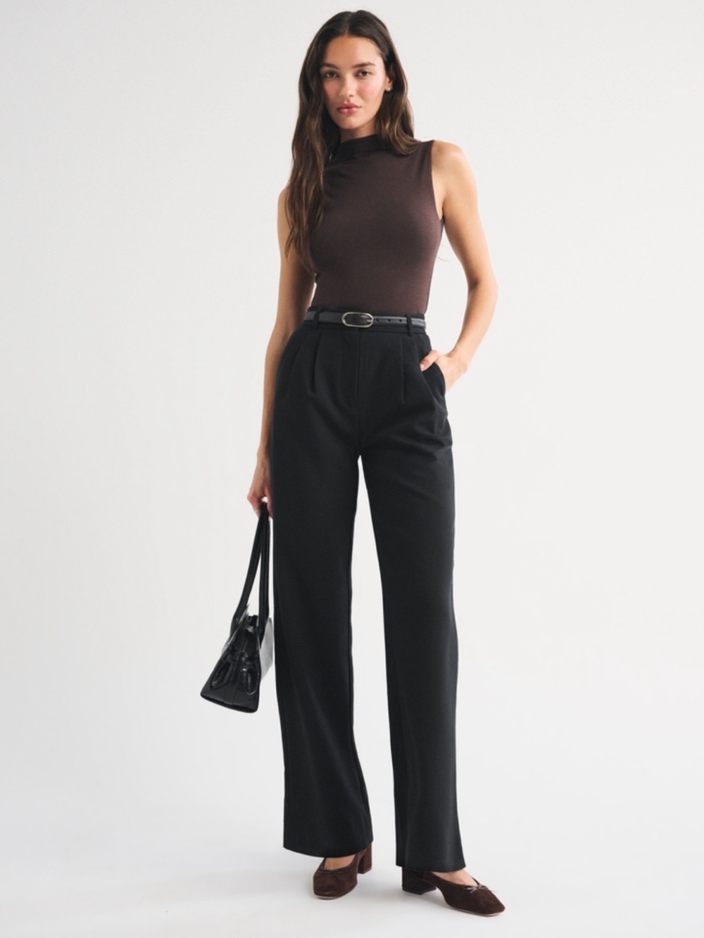 Abercrombie Sloane Tailored Wide Leg pants 26